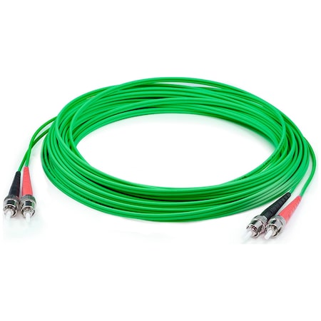 This Is A 3M St (Male) To St (Male) Aqua Duplex Riser-Rated Fiber